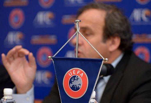 Platini says it will cost 50 million euros to introduce goal-line technology to UEFA international and club competitions